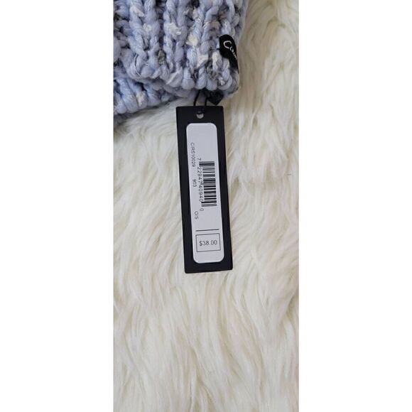 CIRCUS BY SAM EDELMAN Blue Multi Multi Color Knit Handwarmers New - Picture 2 of 4